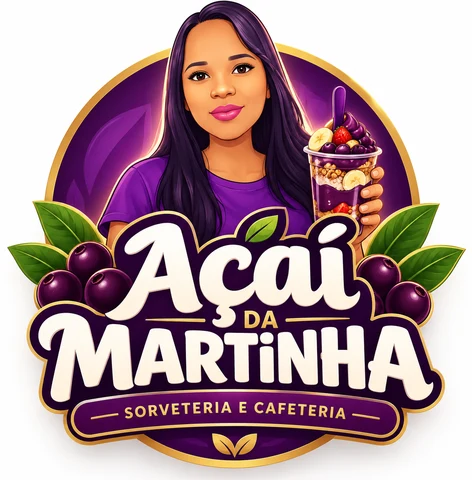 Logotipo Açaí da Martinha